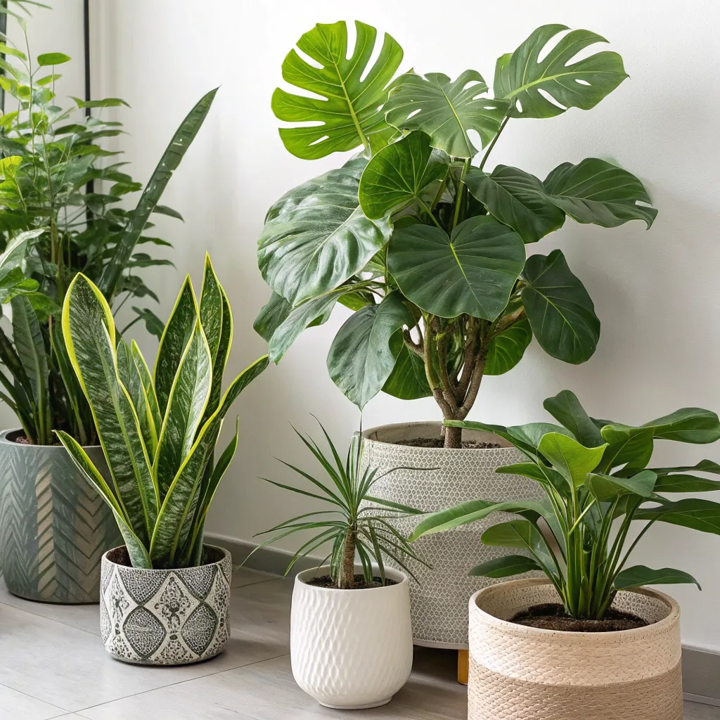 Various houseplants